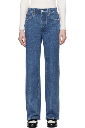 RAG&BONE Blue Miramar Fleece Terry Wide Leg Lounge Pants