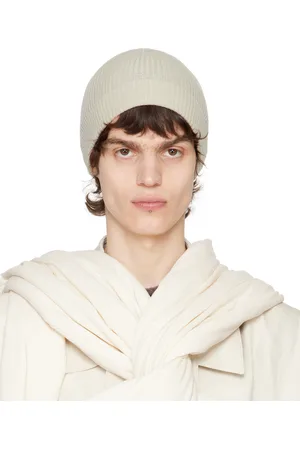 Rick Owens Off-White Hollywood Ribbed Beanie