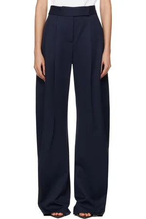 The Attico Navy Long Trousers