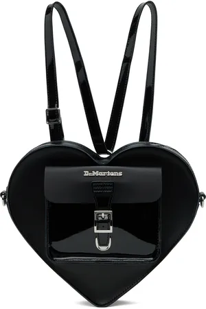 Dr. Martens Black Heart Shaped Leather Backpack