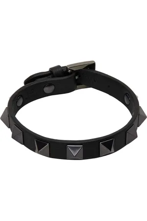 VALENTINO GARAVANI Black Rockstud Bracelet