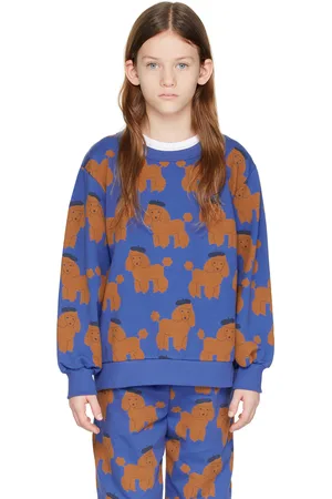 Tiny Cottons Kids Blue Tiny Poodle Sweatshirt