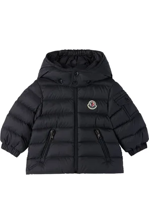 Moncler Baby Navy Quilted Down Jacket