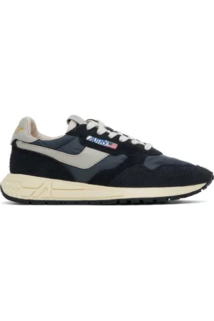Autry Black & Gray Reelwind Low Sneakers