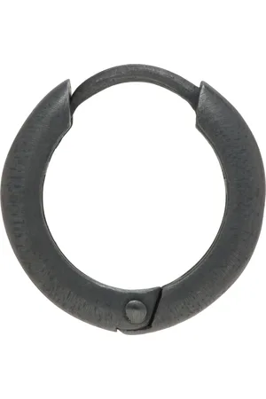 PARTS OF FOUR Black Hoop V2 Single Earring