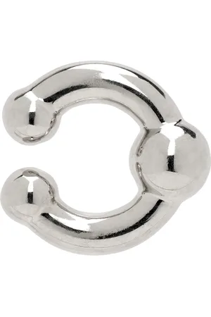 Jean Paul Gaultier Silver Piercing Single Ear Cuff