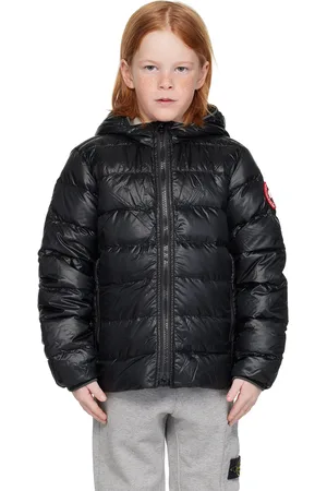 Canada Goose Kids Black Crofton Down Jacket