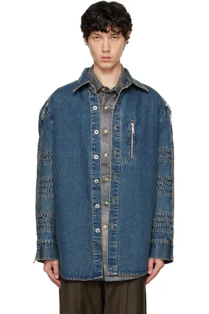 Feng Chen Wang Zip Denim Jacket