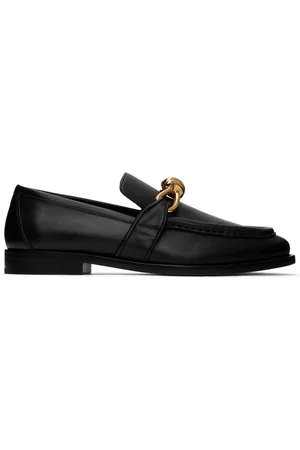Bottega Veneta Black Astaire Loafers