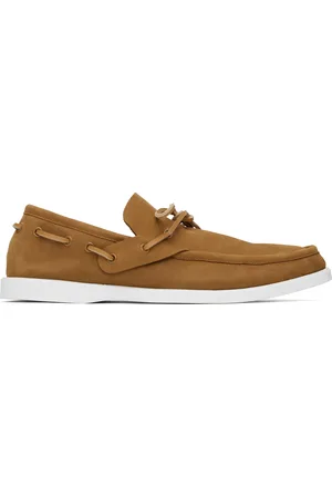 Marni Tan Nubuck Boat Shoes