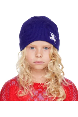 Burberry Kids Blue EKD Beanie