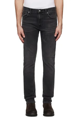 Nudie Jeans Black Lean Dean Jeans