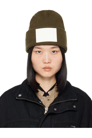 Maison Margiela Khaki Numeric Beanie