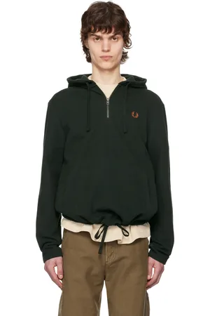 Fred Perry Green Smock Hoodie