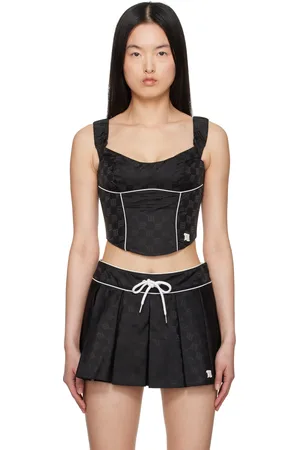 MISBHV Monogram Nylon Corset Top