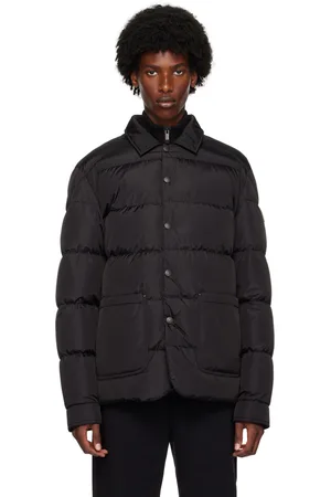 Moncler Black Ciareido Down Shirt Jacket