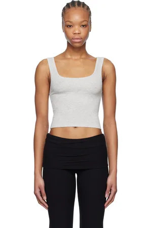 SKIMS Three-Pack Multicolor Cotton Rib Tank Tops
