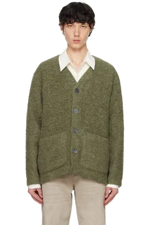 OUR LEGACY Green Brushed Cardigan