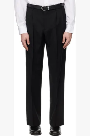 Sunflower Black Wide Pleated Trousers