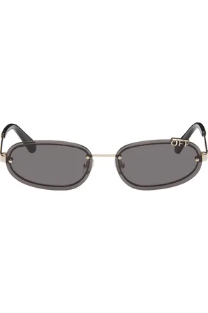 OFF-WHITE Gold Miami Sunglasses