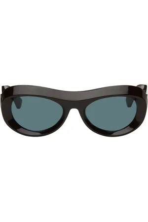 Bottega Veneta Brown Scoop Round Acetate Sunglasses