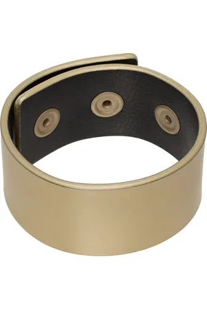 Rick Owens Gold Hollywood Anthem Cuff Bracelet