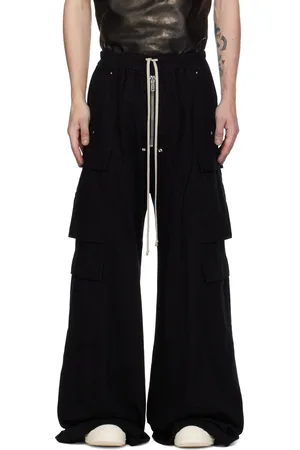 Rick Owens Black Porterville Double Jumbo Belas Cargo Pants
