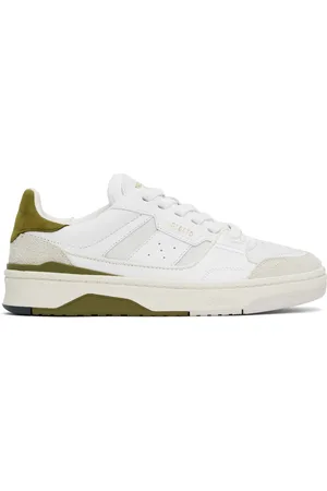 Axel Arigato White & Green Clay Sneakers