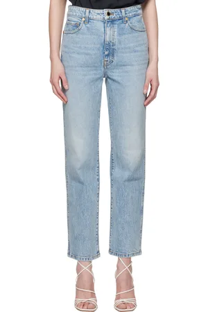 Khaite Blue Abigail Stretch Jeans