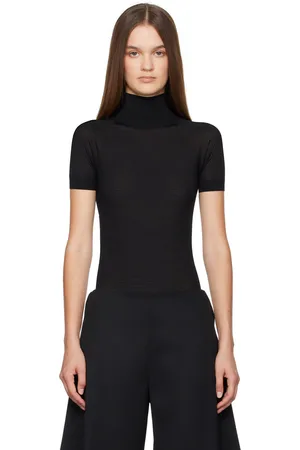 Alaïa Black Sheer Bodysuit