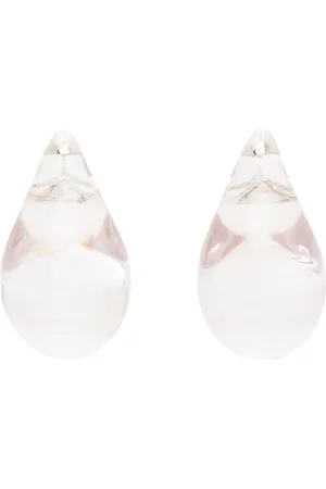 Bottega Veneta Transparent Drop Earrings