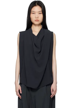 LE 17 SEPTEMBRE Drape Sleeveless Tank Top