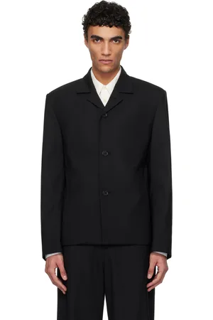 AMOMENTO Oversized Wool Jacket