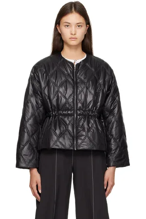 Ganni Black Quilted Jacket