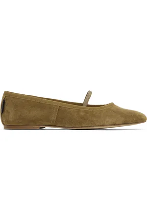 A.P.C. Brown Swan Ballerina Flats