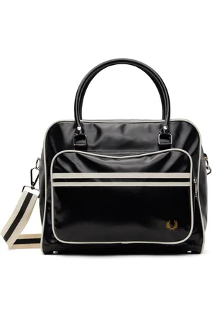 Fred Perry Black Classic Holdall Duffle Bag