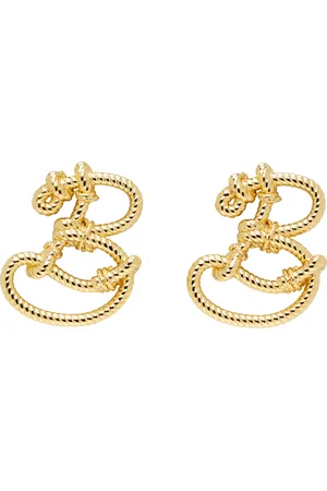 Burberry Large Nautical Knot Stud Earrings