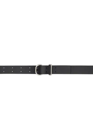 Jil Sander Black Cannolo Belt
