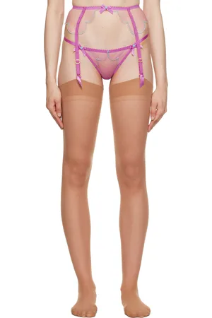 Agent Provocateur Pink Lorna Garter Belt