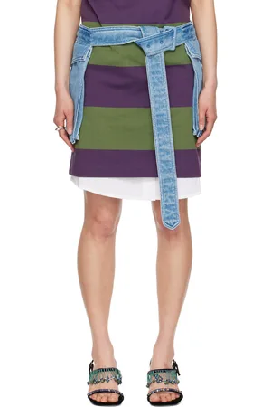 DRIES VAN NOTEN Blue Flap Pocket Denim Belt
