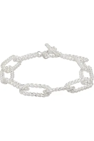 Bleue Burnham Silver Braided Link Bracelet