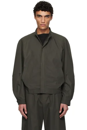 AMOMENTO Raglan Cotton Zip Jacket