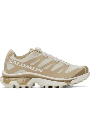 Salomon Tan & Off-White XT-4 OG Protective Sneakers