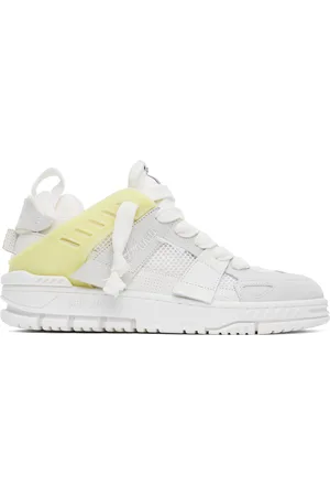 Axel Arigato White & Gray Area Patchwork Sneakers