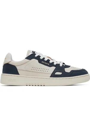 Axel Arigato Beige & Navy Dice Lo Sneakers