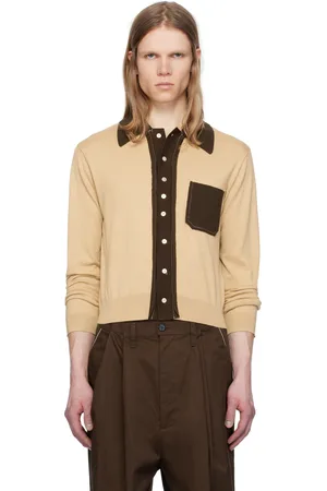 Camiel Fortgens Beige & Brown 70s Cardigan