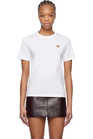 Maison Kitsuné White Fox Head Patch Regular T-shirt