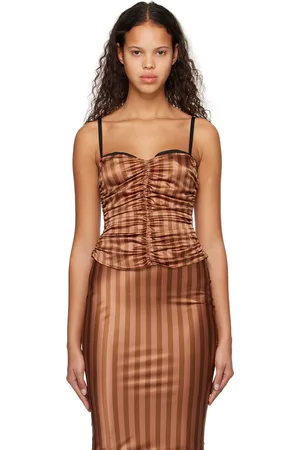 Miaou SSENSE Work Capsule – Brown Renzo Tank Top