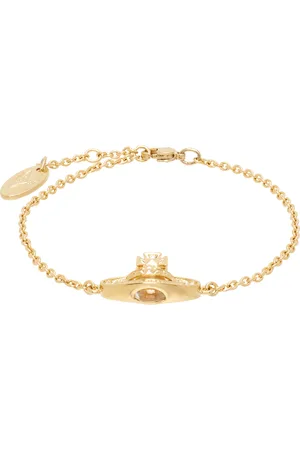 Vivienne Westwood Gold Pina Bas Relief Bracelet