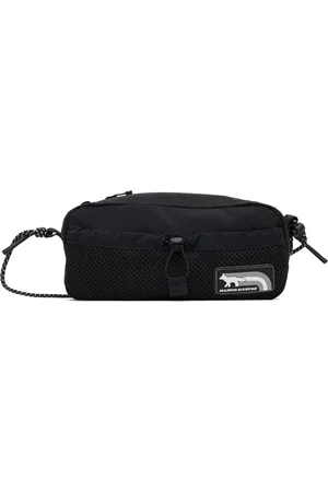 Maison Kitsuné Black Flash Fox Bag